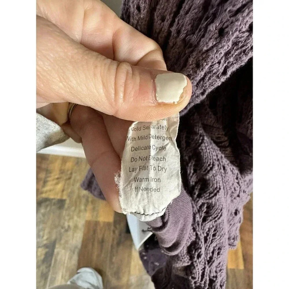 cAbi Purple  Crochet Bolero  Cardigan MCottage Core Shabby Chic Coquette W Tank - Picture 5 of 5